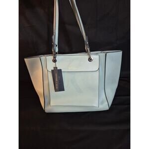 Izzy & Ali blue Purse Large 11" H x 17" L Bag , Tote, Purse , Handbag. With Tags